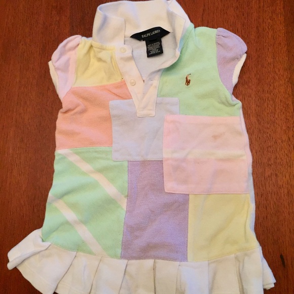 Polo Ralph Lauren Other - Polo Ralph Lauren plaid girl dress size 12 months